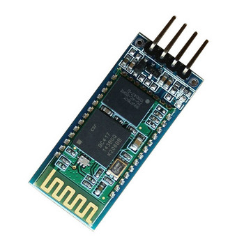 HC-06 RS232 Wifi модул сериен проход RF приемо-предавателен модул 4-пинов безжичен чип Комуникация от машина със задна платка