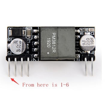 DP1435 Black Module POE 5V 2.4A IEEE802.3Af Without Capacitance Supports 100M 1000M POE Module