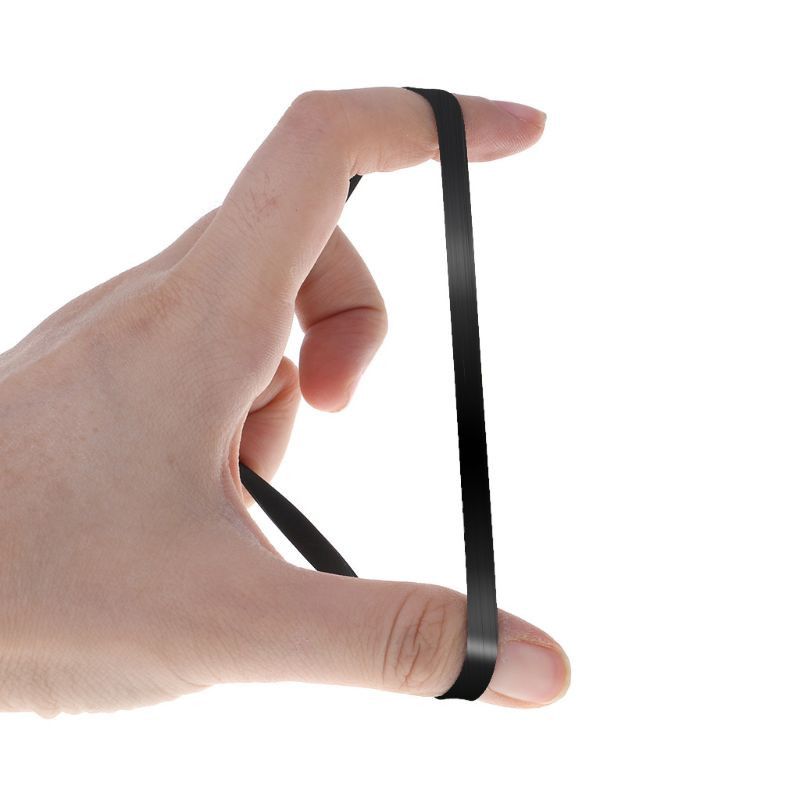 20 tk universaalne segakassettlindi masinarihm, tavaline ruudukujuline kummirihm salvestitele Walkman CD DVD-draiv 1,2/1,5/2 mm