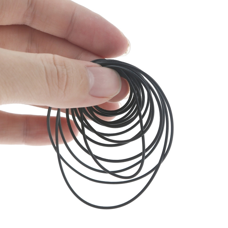 20 tk universaalne segakassettlindi masinarihm, tavaline ruudukujuline kummirihm salvestitele Walkman CD DVD-draiv 1,2/1,5/2 mm