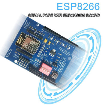 ESP8266 Серийна WiFi разширителна платка Shiled ESP-12E R3 Разширителна платка за разработка Gpio F6I3