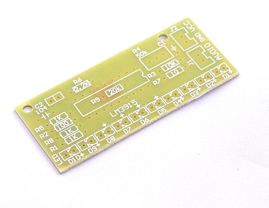 1 tk LM3915 10 segmendi helitaseme indikaator LED-mooduli komplekti osad lõbus isetegemise komplekt Elektrooniline tootmiskomplekt Trousse DC 9V–12V