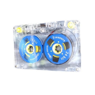 45 minūšu maza atvēruma tukša lente Tukša lente lente Caurspīdīga kasešu korpuss Plastmasas ruļļa kasete Maza atvēruma lente