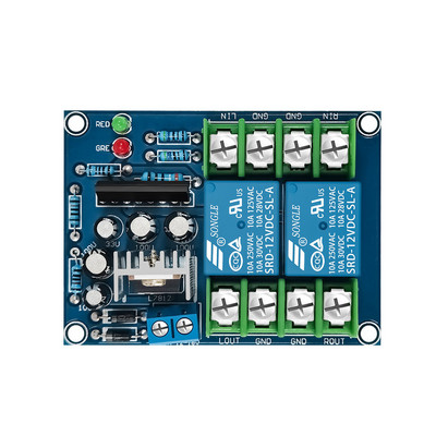 Placă de circuite de protecție a difuzoarelor 10A Amplificator audio cu două canale Protector releu Difuzor electronic de înlocuire