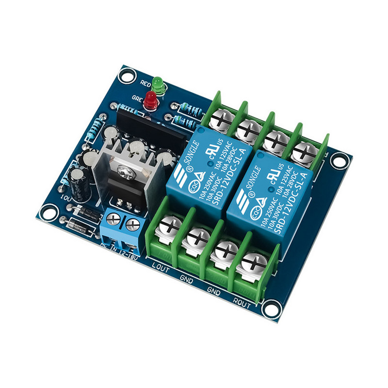 10A kõlari kaitse trükkplaat kahe kanaliga helivõimendi relee kaitse asendus elektrooniline kõlar