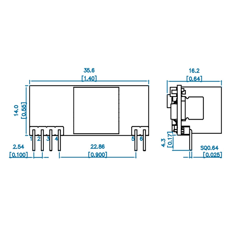 DP1435 POE modul 5V 2.4A IEEE802.3Af bez kapaciteta podržava 100M 1000M POE modul