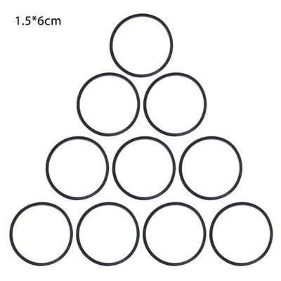 10 db meghajtó négyszögletes szíj gumi DVD kazettás magnó lemezjátszó szíj 1,5 mm-es csepp szállítás
