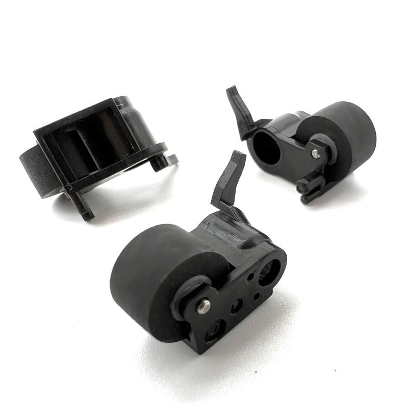 Rolă de prindere pentru roată din cauciuc de 10 mm, 1 buc, cu suport din plastic pentru casete audio, casetofon, accesorii pentru player stereo