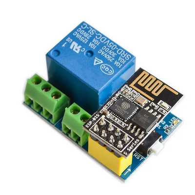 ESP8266 ESP-01S relémodul relé WiFi intelligens aljzat hőmérséklet és páratartalom csomópont égő