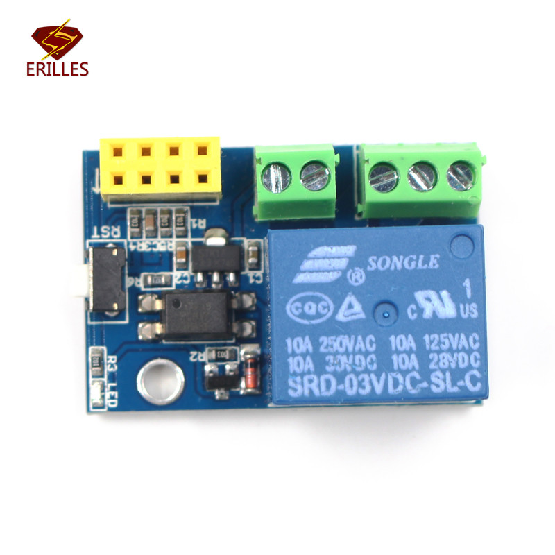 ESP8266 ESP-01S relémodul relé WiFi intelligens aljzat hőmérséklet és páratartalom csomópont égő