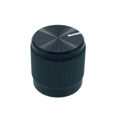 1 ks 15 * 15 mm hliníková zliatina potenciometer, krytka, enkodér, ovládanie hlasitosti, audio gombík pre 6 mm otvor na hriadeľ