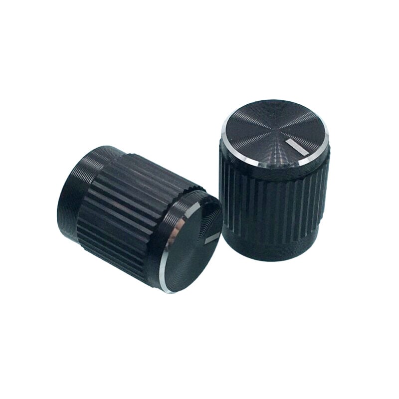 1 ks 10*12 mm hliníková zliatina potenciometer, krytka, enkodér, ovládanie hlasitosti, audio gombík pre 6 mm otvor na hriadeľ