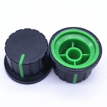 5 бр. 24*15 мм пластмасово копче за потенциометър 6 мм копчета за контрол на силата на звука на оста на цветето Копче за енкодер