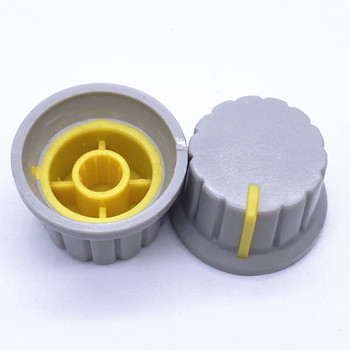 5 бр. 24*15 мм пластмасово копче за потенциометър 6 мм копчета за контрол на силата на звука на оста на цветето Копче за енкодер
