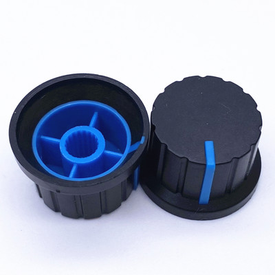 5 vnt 24 * 15 mm plastikinis potenciometro rankenėlė 6 mm gėlių ašies garsumo reguliavimo rankenėlės kodavimo rankenėlė