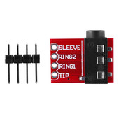 TRRS 3,5 mm lizdo Breakout plokštės ausinių vaizdo garso MP3 profesionalus jungties modulis