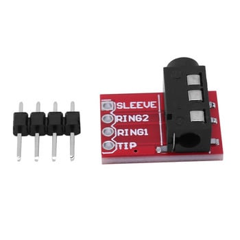 TRRS 3,5Mm Jack Breakout Board ακουστικών Βίντεο ήχου MP3 Professional Connector Module