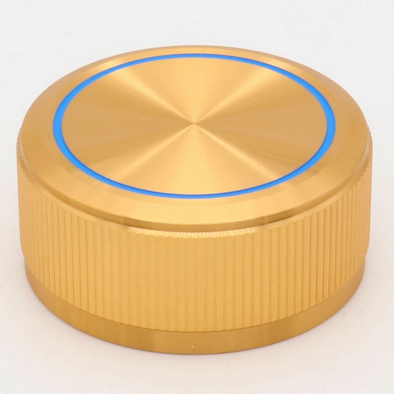 1 db csúcsminőségű alumínium potenciométer gombos hangerőkapcsoló forgó jeladó gombok ezüst/fekete/arany