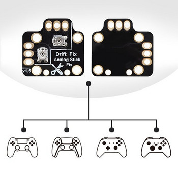 5 бр. Геймпад Joystick Drift Repair Board Ремонтна платка за PS4 PS5 Xbox One Контролер за джойстик Thumb Stick Drift Fix Mod A