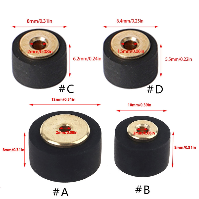 Audio kazeta za novi Sony Audio Player Radio Broadcast Pinch Roller Recorder Pressure Kazeta Kolotura