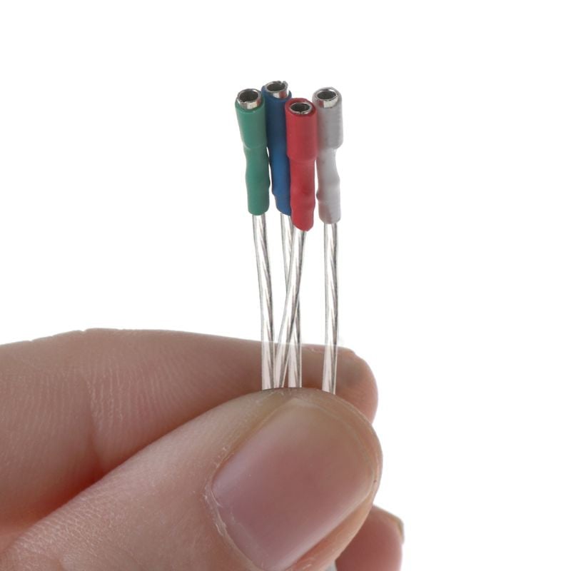 4 komada/set Univerzalni srebrni vodovi Žice Zaglavlje Žica Kabel 40 mm za pinove 1,2-1,3 mm Gramofonska gramofonska ploča za glavu Ručica