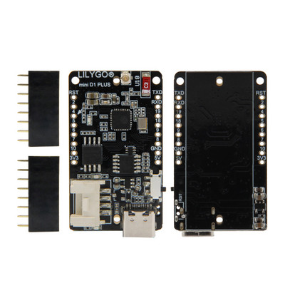 TTGO T-OI Plus ESP32-C3 RISC-V MCU belaidžio modulio kūrimo grandinių plokštė Wi-Fi Bluetooth su 16340 baterijos laikikliu