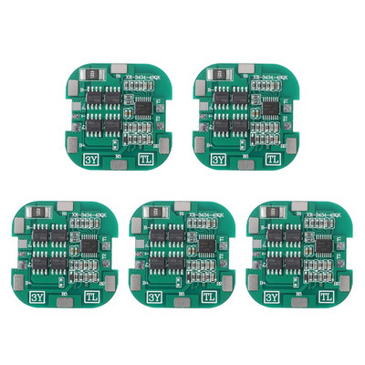 5 tk 4S BMS 8A 14,8V 18650 liitiumioon-liitiumaku laadimisplaat Square PCB lühisekaitse puurmootorile