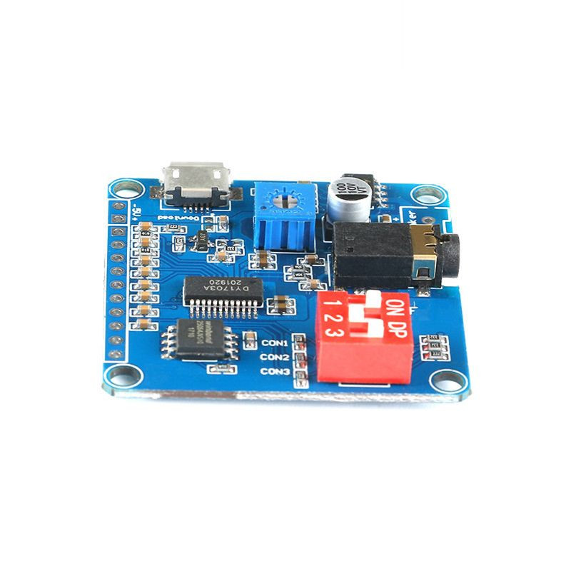 Hanglejátszó modul tábla MP3 zenelejátszó 5 W MP3 lejátszás soros vezérlés arduino tartozékokhoz DY-SV8F Dropship