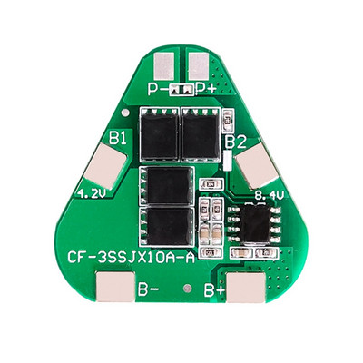 3PCS 3S 12V 8A 18650 ličio baterijos apsaugos plokštės PCB BMS apsaugos plokštės modulis, skirtas 3 ličio jonų elementų paketui