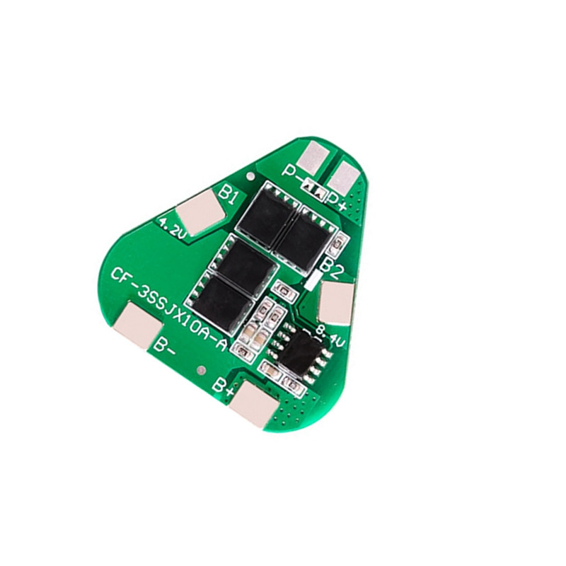 3PCS 3S 12V 8A 18650 zaštitna ploča za litij bateriju PCB BMS zaštitna ploča Modul za paket od 3 Li-Ion ćelije