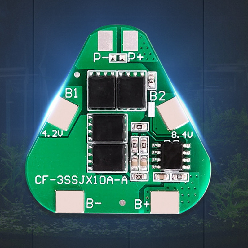 3PCS 3S 12V 8A 18650 zaštitna ploča za litij bateriju PCB BMS zaštitna ploča Modul za paket od 3 Li-Ion ćelije