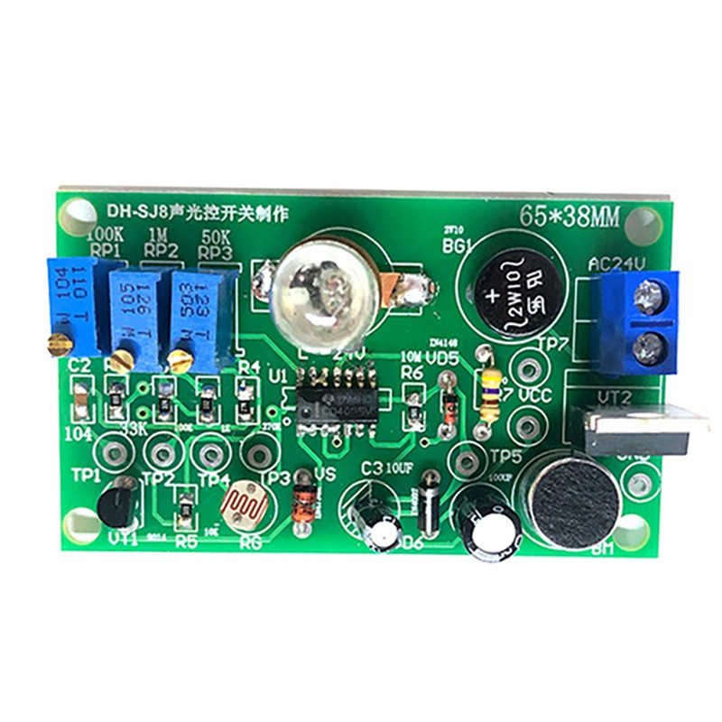 Komplet sklopnih ploča za kontrolu zvuka i svjetla u hodniku za izradu elektroničkih DIY dijelova