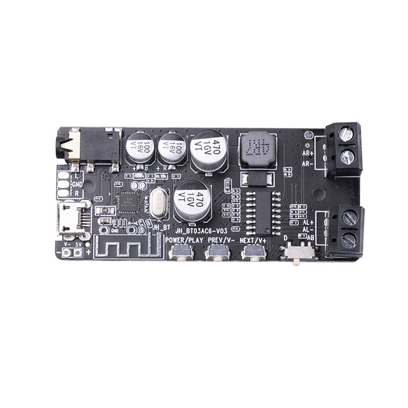 2X50W Bluetooth 5.0 Pojačalo snage Klasa D Audio HiFi Stereo bežični glazbeni player Mini USB zvučna kartica Aplikacija Digitalna AMP ploča