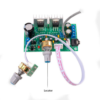 TDA2030 πλακέτα ενισχυτή ισχύος 2.0 διπλού καναλιού τροφοδοτικό AC και DC 12V καθαρού πίσω ενισχυτή ήχου