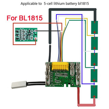 BL1830 Li-ion Battery PCB Protection Charging Circuit Board for Makita 18V 1,5Ah 3Ah 6Ah 9Ah BL1815 BL1860 BL1890