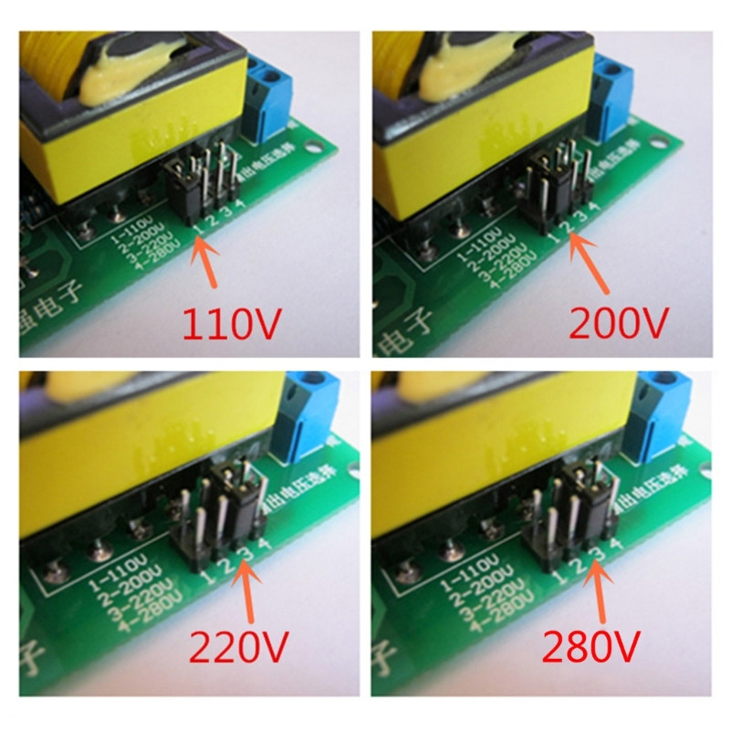 DC-AC konverter 12V kuni 110V 200V 220V 280V 150W Inverter Boost Board Dropship