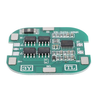 5 бр. 4S BMS 8A 14.8V 18650 литиево-йонна литиево-йонна батерия Платка за зареждане на квадратна печатна платка Защита от късо съединение за двигател на бормашина