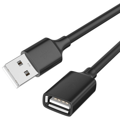 USLION USB ilgintuvas USB 2.0 prailginimo kabelis iš kištukinio ir moteriško duomenų sinchronizavimo kabelis, tinka kompiuteriniam televizoriui USB mobiliojo standžiojo disko laidas