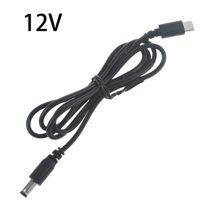 36 W USB C tipo C PD iki 12 V 2,5 / 3,5 / 4,0 / 5,5 mm konverterio adapterio kabelio laidas, skirtas Wi-Fi maršrutizatoriui nešiojamam kompiuteriui LED šviesos CCTV kamera