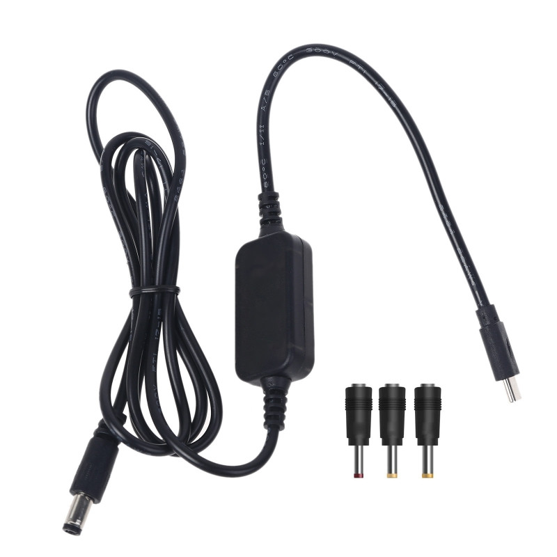36 W USB C tipo C PD iki 12 V 2,5 / 3,5 / 4,0 / 5,5 mm konverterio adapterio kabelio laidas, skirtas Wi-Fi maršrutizatoriui nešiojamam kompiuteriui LED šviesos CCTV kamera