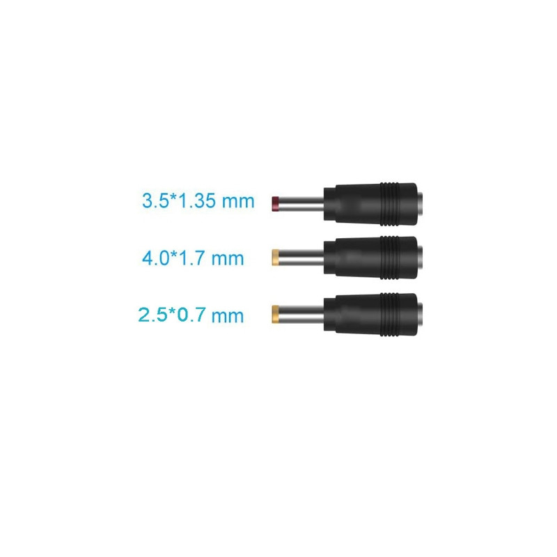 36 W USB C tipo C PD iki 12 V 2,5 / 3,5 / 4,0 / 5,5 mm konverterio adapterio kabelio laidas, skirtas Wi-Fi maršrutizatoriui nešiojamam kompiuteriui LED šviesos CCTV kamera