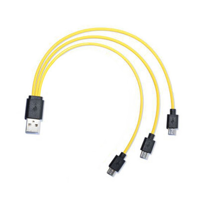 5V/2A USB 2.0 ir mikro USB skirstytuvo kabelis 1/2/3/4 mikro USB laidas greito įkrovimo laidas, skirtas Android telefono maitinimo bankui AA AAA baterija