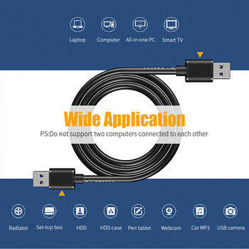 Essager Καλώδιο επέκτασης USB σε USB Τύπος A Male to Male USB 3.0 Extender για σκληρό δίσκο καλοριφέρ Καλώδιο επέκτασης Webcom USB3.0