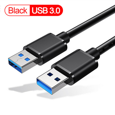 Essager USB-USB hosszabbítókábel A típusú dugaszoló USB 3.0 hosszabbító a radiátor merevlemezéhez Webcom USB3.0 hosszabbító kábel