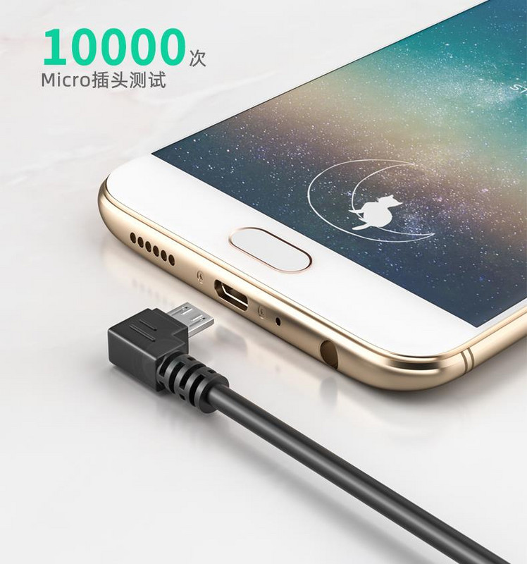 5M 3M Gore Dolje Lijevo Desno Pod kutom od 90 stupnjeva USB Micro USB muški na USB muški Data Charge 2A konektor Kabel 25cm 50cm za tablet 5ft