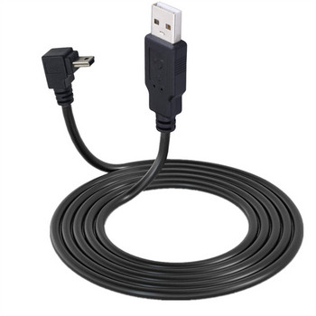 USB 2.0 Αρσενικό σε Mini USB ΠΑΝΩ Κάτω Αριστερά Δεξιά Γωνία 90 Μοίρες Καλώδιο 0,25m 0,5m 1,5m 3m για Κάμερα MP4 Tablet