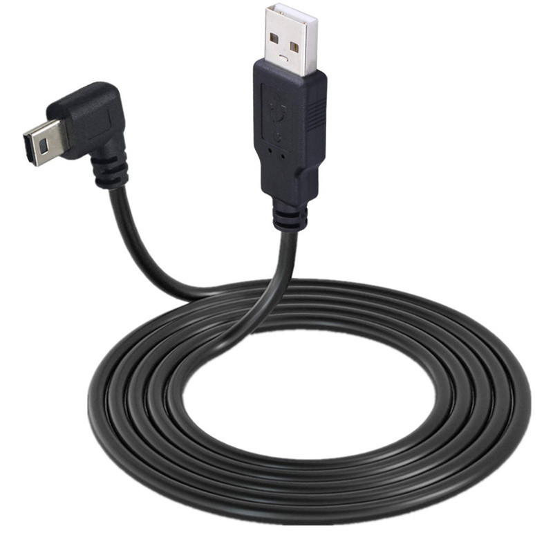 USB 2.0 tată la mini USB sus în jos Stânga drept unghi 90 de grade cablu 0,25 m 0,5 m 1,5 m 3 m pentru cameră MP4 tabletă