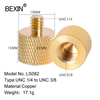 Kaamera tarvikute kruvi kiirvabastuskruvi 1/4 3/8 teisenduskruvi statiivi kinnitusadapteri kaamerakruvi dslr-kaamera monopoodi jaoks
