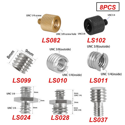 Kaamera tarvikute kruvi kiirvabastuskruvi 1/4 3/8 teisenduskruvi statiivi kinnitusadapteri kaamerakruvi dslr-kaamera monopoodi jaoks
