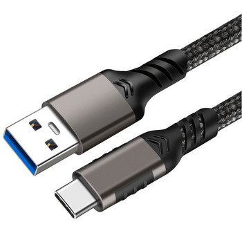 USB3.2 10Gbps Type C кабел USB A към Type-C 3.2 Пренос на данни USB C SSD кабел за твърд диск PD 60W 3A Quick Charge 3.0 кабел за зареждане